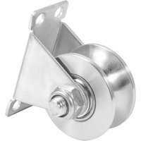 Edelstahl-Umlenkrolle – V-Nut-Rolle – strapazierfähig – dicker Edelstahl – leise – für Seile Edelstahl-Umlenkrolle – V-Nut-Rolle – strapazierfähig – dicker Edelstahl – leise – für Seile von TREETALK