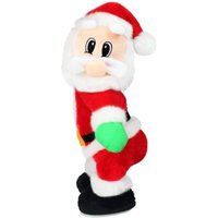 Elektrischer Weihnachtsmann, twerkendes Musikspielzeug, singendes Plüsch, süße animierte Karotte, elektrische Weihnachtspuppe, Batterie nicht im Elektrischer Weihnachtsmann, twerkendes Musikspielzeug, singendes Plüsch, süße animierte Karotte, elektrische Weihnachtspuppe, Batterie nicht im von TREETALK