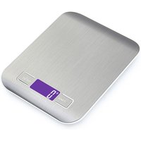 Elektronische Küchenwaage 5kg/1g, Edelstahl Digitalwaage mit LCD-Display und Tara-Funktion, Waage mit 4 Maßeinheiten, Lebensmittel wiegen zum Kochen, Elektronische Küchenwaage 5kg/1g, Edelstahl Digitalwaage mit LCD-Display und Tara-Funktion, Waage mit 4 Maßeinheiten, Lebensmittel wiegen zum Kochen, von TREETALK