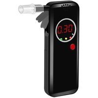 Ethanol-Atemtestgerät mit 3 LED-Anzeigen zum Testen nach dem Trinken und Essen (1 Stück – Schwarz) von TREETALK
