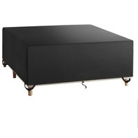 Gartenmöbel-Abdeckung 250 x 250 x 90 cm, wasserdichte, strapazierfähige 420D-Oxford-Stoff-Abdeckung für Gartentische im Freien, winddicht, Gartenmöbel-Abdeckung 250 x 250 x 90 cm, wasserdichte, strapazierfähige 420D-Oxford-Stoff-Abdeckung für Gartentische im Freien, winddicht, von TREETALK