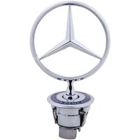 Geeignet für Mercedes-Benz quadratische Weizenkopf-Markenabdeckung mit quadratischem Flugzeug W124 W202 W203 W208 W210/44 mm von TREETALK