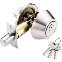 Innenschloss Rohr-Einsteckschloss mit 2 Eingängen, Messing + Edelstahl, drei Schlüssel Innenschloss Rohr-Einsteckschloss mit 2 Eingängen, Messing + Edelstahl, drei Schlüssel von TREETALK