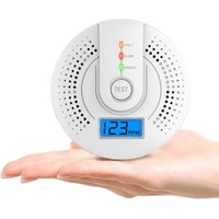 Kohlenmonoxidmelder, Kohlenmonoxidmelder, Kohlenmonoxidmelder mit Digitalanzeige und akustischem Alarm, batteriebetrieben (keine Batterie im von TREETALK