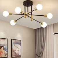 Kronleuchter, 6 Stück – Deckenleuchte in kreativer Form, nordischer minimalistischer Deckenleuchte für Wohnzimmer, Esszimmer und Schlafzimmer im von TREETALK