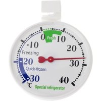 Kühlschrankthermometer mit großem Zifferblatt, Temperaturmessgerät mit Saugnapf, 2 Stück Kühlschrankthermometer mit großem Zifferblatt, Temperaturmessgerät mit Saugnapf, 2 Stück von TREETALK