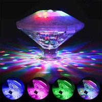 LED-Unterwasserbeleuchtung, Teichlicht, schwimmende Lampe, buntes Licht für Schwimmbad, Disco, Teich, Spa, Whirlpool, Party mit 8 Modi von TREETALK