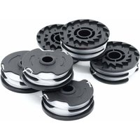 Lidl Parkside Akku-Rasenmäher (PRTA 20-LI, PRT 550, PRT 300) Ersatzspule – 1,6 mm, 2 x 4 m, 6er-Pack von TREETALK
