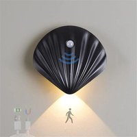 Muschelförmige Induktions-Wandleuchte 6000K mit Bewegungssensor 1200mAh mit USB-aufladbarem Körpersensor, 3 Beleuchtungsmodi, magnetischer Saugnapf Muschelförmige Induktions-Wandleuchte 6000K mit Bewegungssensor 1200mAh mit USB-aufladbarem Körpersensor, 3 Beleuchtungsmodi, magnetischer Saugnapf von TREETALK