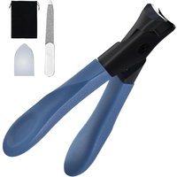 Nagelknipser-Set mit großer Öffnung – praktische Maniküreschere aus Edelstahl mit Nagelfeile – Nagelknipser mit breiter Backe für dicke Nägel Nagelknipser-Set mit großer Öffnung – praktische Maniküreschere aus Edelstahl mit Nagelfeile – Nagelknipser mit breiter Backe für dicke Nägel von TREETALK