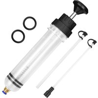 Ölspritze, 200CC Injektor-Extraktor mit 2 Schläuchen Ölspritze Ein Paar Ersatzgummiringe Ölabsaugspritze für Getriebeöle von TREETALK