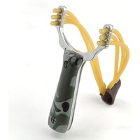 Schleuder, Edelstahl-Schleuder mit Gummiband, Jagd-Schleuder für den Außenbereich, leistungsstarke Power-Schleuder von TREETALK