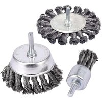 Set mit 3 gezopften Drahtbürsten mit 1/4-Zoll-Griffen, 3-Zoll- und 1-Zoll-Bürsten mit abgewinkeltem Ende zum Entfernen von Rost Set mit 3 gezopften Drahtbürsten mit 1/4-Zoll-Griffen, 3-Zoll- und 1-Zoll-Bürsten mit abgewinkeltem Ende zum Entfernen von Rost von TREETALK