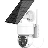 Sicherheitskamera für den Außenbereich, kabellos, HD-Solarkamera, PTZ-IP-Kamera mit Solarpanel und wiederaufladbarem Akku, 4 MP Sicherheitskamera für den Außenbereich, kabellos, HD-Solarkamera, PTZ-IP-Kamera mit Solarpanel und wiederaufladbarem Akku, 4 MP von TREETALK