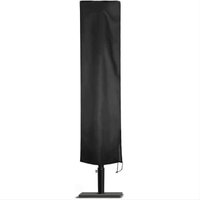 Sonnenschirmhülle, 210D Oxford Wasserdicht (240x57x57cm) Schwarz-1Stk von TREETALK