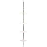 Teleskop-Duschregal 100-320 cm Höhenverstellbares Duschregal ohne Bohren Teleskopregal Eckregal mit 4 Körben Teleskop-Duschregal 100-320 cm Höhenverstellbares Duschregal ohne Bohren Teleskopregal Eckregal mit 4 Körben von TREETALK