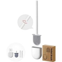 Toilettenbürste, Toilettenbürste, Toilettenbürste, Toilettenbürste und Halter aus Silikon, belüftete Toilettenbürste, schnell trocknende, geruchlose Toilettenbürste, Toilettenbürste, Toilettenbürste, Toilettenbürste und Halter aus Silikon, belüftete Toilettenbürste, schnell trocknende, geruchlose von TREETALK