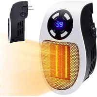 Tragbare elektrische Mini-Waschmaschine mit Ventilator, 500 W Smart-Wandkopf mit einstellbarem Thermostat, Timer und LED-Blende, kleiner Wandheizer, Tragbare elektrische Mini-Waschmaschine mit Ventilator, 500 W Smart-Wandkopf mit einstellbarem Thermostat, Timer und LED-Blende, kleiner Wandheizer, von TREETALK