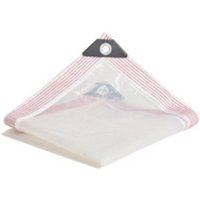 Transparente Plane mit Ösen - Transparente Gewächshausplane aus Kunststoff für den Außenbereich mit wasserdichter Terrassenschutzplane - für von TREETALK
