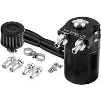Universal Oil Catch Can, 300ml Luftfilter-Entlüftungs-Motorabscheider Öltank Auto Oil Catch Can, Schwarz Universal Oil Catch Can, 300ml Luftfilter-Entlüftungs-Motorabscheider Öltank Auto Oil Catch Can, Schwarz von TREETALK