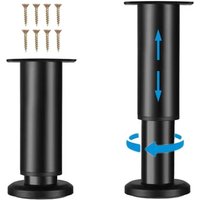 Verstellbare Möbelbeine aus Metall – 4er-Set Sofa-/Couch-/Schrank-/Bettbeine – 7,08–11,81 Zoll hohe Stützfüße für Stuhl/Couchtisch/Kommode Verstellbare Möbelbeine aus Metall – 4er-Set Sofa-/Couch-/Schrank-/Bettbeine – 7,08–11,81 Zoll hohe Stützfüße für Stuhl/Couchtisch/Kommode von TREETALK