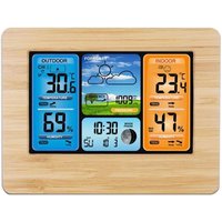 Wetterstation Digital Thermometer Hygrometer Wireless Sensor Temperatur Prognose Uhr Wand Schreibtisch Wecker von TREETALK