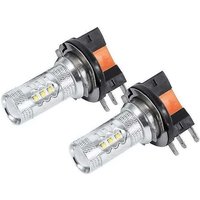 x H15 80W LED-Autoscheinwerferlampen, weiß von TREETALK