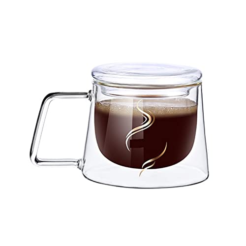 TREGOO kaffeekanne Table Cup Heat Insulation Tea Milk Coffee Mugs Table Hot Mug Drinkware Double Layers Glass Office Home TREGOO kaffeekanne Table Cup Heat Insulation Tea Milk Coffee Mugs Table Hot Mug Drinkware Double Layers Glass Office Home von TREGOO