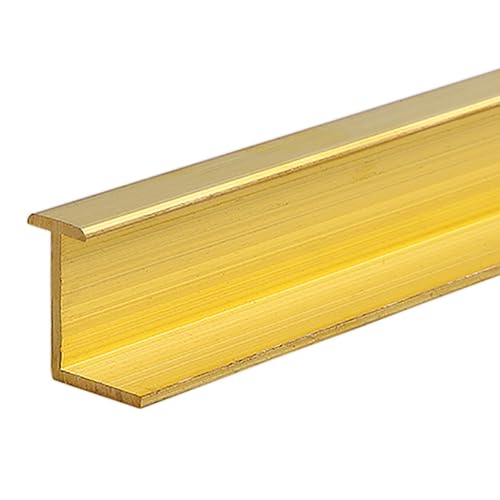 übergangsprofil Türschwellenleiste aus Messing Mit Gebürstetem Prozess, Vinyl-Bodenfugen-Abdeckstreifen, Leicht zu Reinigen, 100 Cm Lange Randverkleidung von der Fliese Bis zum Bodenbelag ( Size : 10m von TREGOO