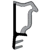 Flügelfalzdichtung D3630Grau 150 Stk - Trelleborg von TRELLEBORG