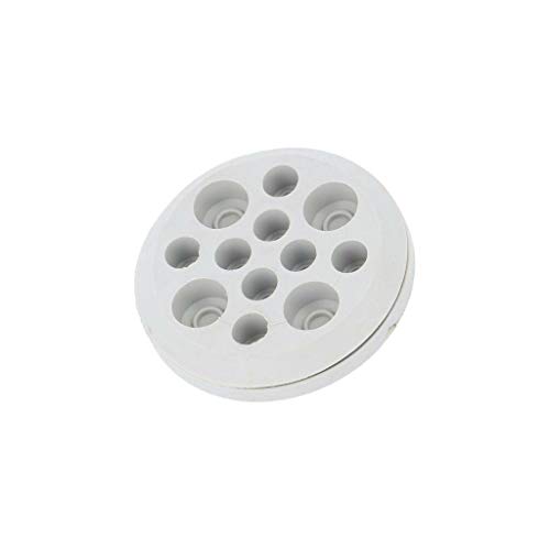 MGD12 IP54 RAL 7035 Multilochöffnungen hellgrau Anz.Öffn: 12-40-100°C IP54 TREL von TRELLEBORG