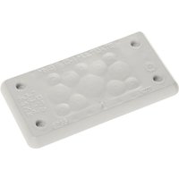 Trelleborg - MH-10 f 12-1 light grey UL94 V-0 IP65 tpe Screw Durchführungsplatte tpe Grau 1 St von TRELLEBORG