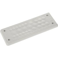 Trelleborg - MH-24 F27-1 light grey UL94 V-0 IP65 tpe Screw Durchführungsplatte tpe Grau 1 St. von TRELLEBORG
