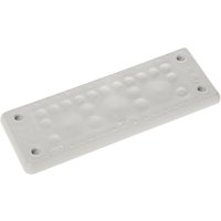 Trelleborg - MH-24 f 22-1 light grey UL94 V-0 IP65 tpe Screw Durchführungsplatte tpe Grau 1 St von TRELLEBORG