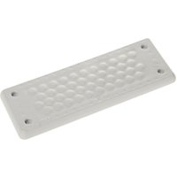 Trelleborg - MH-24 f 42-1 light grey UL94 V-0 IP65 tpe Screw Durchführungsplatte tpe Grau 1 St von TRELLEBORG