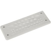 Trelleborg - MH-24 f 30-2 light grey UL94 V-0 IP65 tpe Screw Durchführungsplatte tpe Grau 1 St von TRELLEBORG