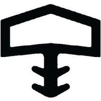 Trelleborg - Zimmertürdichtung l 8001 beige von TRELLEBORG
