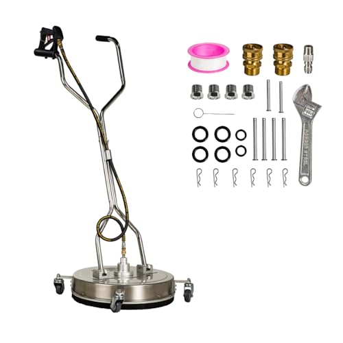 TRELVEX 20 Zoll Hochdruckreiniger Flächenreiniger 4500 PSI Power Washer Doppelgriff mit Rad Edelstahlgehäuse TRELVEX 20 Zoll Hochdruckreiniger Flächenreiniger 4500 PSI Power Washer Doppelgriff mit Rad Edelstahlgehäuse von TRELVEX