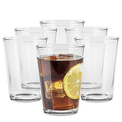 TREND FOR HOME Wassergläser Cocktail Gläser Set Tumbler Glas Set | 260 ml | Set von 6 | Wasser Saft Glassware Tumblers Geschenk Männer Bar Zubehör | Spülmaschinenfest | Kollektion Viggo von TREND FOR HOME