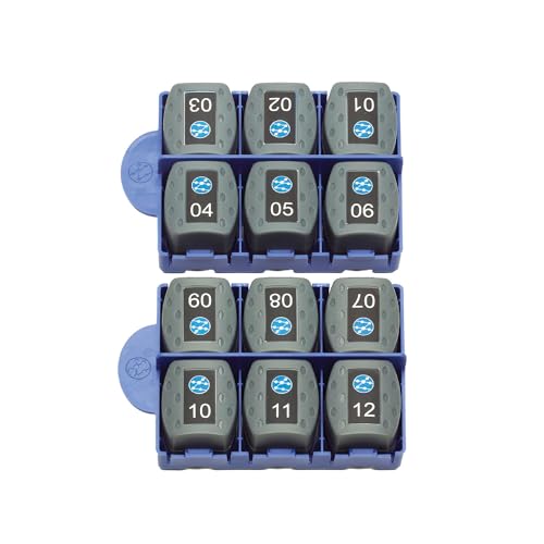 TREND Networks | Nummeriertes passives Remoteadapter Kit #1-12| passend für die Geräte-Serien VDV II, PoE PRO und SignalTEK 10G | Zur einfachen Überprüfung der IT-Verkabelungsstruktur| 12er-Set von TREND Networks