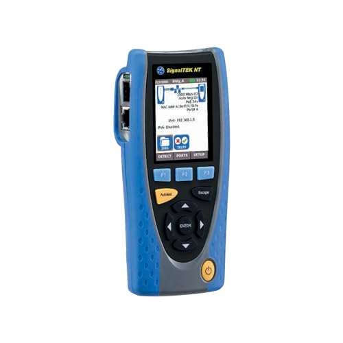 TREND Networks | R156005 | SignalTEK NT | Touchscreen Copper & Fibre Network Transmission & Bandwidth Tester Kit | Troubleshoot Data Cabling & Ethernet Network Issues von TREND Networks