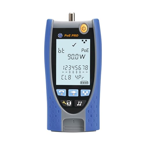 TREND Networks | R158006 | PoE Pro | Cloud Connected Datenkabel und PoE Tester | Verdrahtungstest, Längenermittlung, Hub-Blinken, Link-Speed-Erkennung bis 10G, PoE++ 90 Watt, Berichterstellung TREND Networks | R158006 | PoE Pro | Cloud Connected Datenkabel und PoE Tester | Verdrahtungstest, Längenermittlung, Hub-Blinken, Link-Speed-Erkennung bis 10G, PoE++ 90 Watt, Berichterstellung von TREND Networks