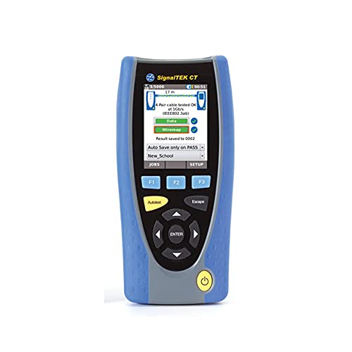 TREND Networks SignalTEK CT mit Touchscreen | Netzwerkübertragung & Ethernet-Tester-Set | Fehlerbehebung bei Datenverkabelung & Netzwerkprobleme | Integrierte PDF-Reporting TREND Networks SignalTEK CT mit Touchscreen | Netzwerkübertragung & Ethernet-Tester-Set | Fehlerbehebung bei Datenverkabelung & Netzwerkprobleme | Integrierte PDF-Reporting von TREND Networks