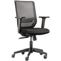 Bürodrehstuhl mit Synchrontechnik schwarz 410-520 mm mit Armlehnen Tragfähigkeit 110 kg Bürodrehstuhl mit Synchrontechnik schwarz 410-520 mm mit Armlehnen Tragfähigkeit 110 kg von TREND OFFICE