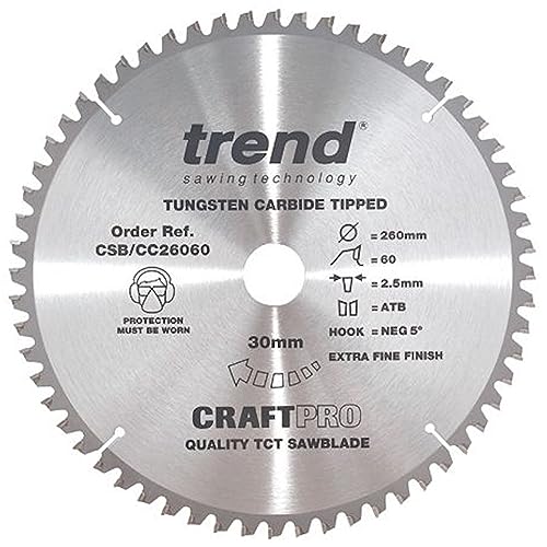 Bastelsägeblatt-Kreuzschnitt, 305 mm x 60 Zähne x 30 mm von TREND