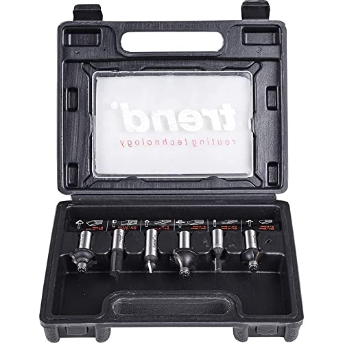 Trend 6-teiliges Starter-Fräser-Set, 12 mm Schaft, enthält eine Auswahl an Hartmetallfräsern für die dekorative Holzbearbeitung, SET/SS11X12MMTC Trend 6-teiliges Starter-Fräser-Set, 12 mm Schaft, enthält eine Auswahl an Hartmetallfräsern für die dekorative Holzbearbeitung, SET/SS11X12MMTC von TREND