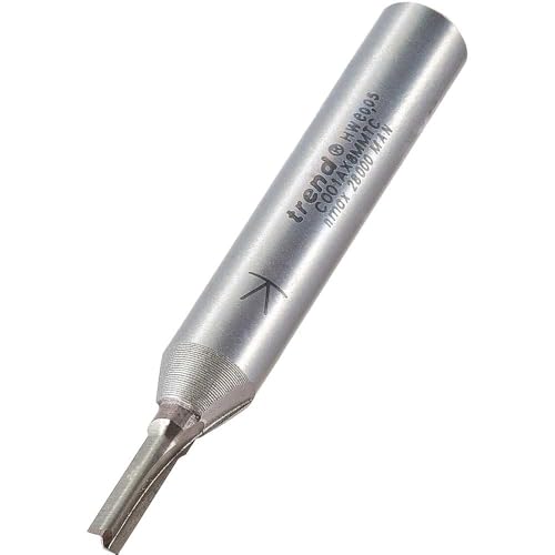 Trend CraftPro Zweischneidiger Fräser, 8 mm Schaft, 3 mm Schnittdurchmesser, 9.5 mm Schnittlänge, Hartmetallbestückt, C001AX8MMTC Trend CraftPro Zweischneidiger Fräser, 8 mm Schaft, 3 mm Schnittdurchmesser, 9.5 mm Schnittlänge, Hartmetallbestückt, C001AX8MMTC von TREND