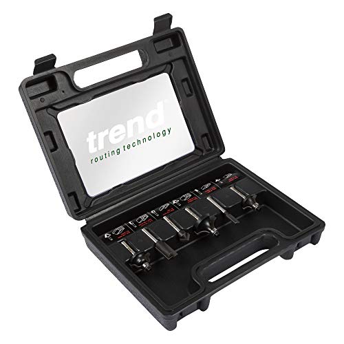 Trend Set/SS11 X 1/4TC TCT Router Starter Cutter Set mit 1/4-Zoll-Schaft (6-teilig) von TREND