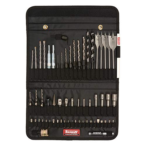 Trend Snappy 60-teiliges Bit-Set. Umfassendes Sortiment an Bohrern, Schraubendrehern und Senkern in strapazierfähiger Stofftasche, SNAP/TH2/SET Trend Snappy 60-teiliges Bit-Set. Umfassendes Sortiment an Bohrern, Schraubendrehern und Senkern in strapazierfähiger Stofftasche, SNAP/TH2/SET von TREND