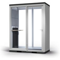 KLEUSBERG Mobiles Hallenbüro TRENDLINE CoWoCube®, BxLxH 2199 x 1153 x 2830 mm von KLEUSBERG